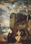 Saint Antoine abbe et Saint Paul ermite (df02) Diego Velazquez